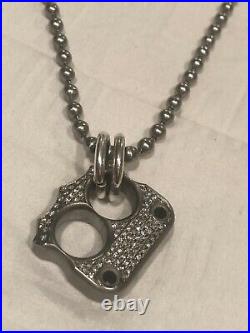 Andy Frankart Afrankart AFK Beezelknuck DFK Nano Pendant & Steel Flame Chain