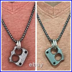 Andy Frankart Afrankart AFK Beezelknuck DFK Nano Pendant & Steel Flame Chain