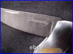 Andy Shinosky Custom Interframe Pearl Folding Knife