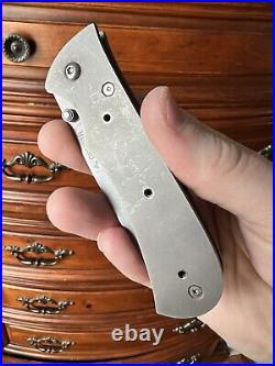 Anthony Griffin Full Custom Hunter Titanium Folding Knife RARE