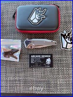 Arcane Designs Custom Creature zurcuti flipper knife