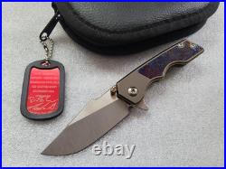 Attn2Detail Mercantile A2D Custom Small MK3, Magnacut, Harpoon, Timascus Inlay