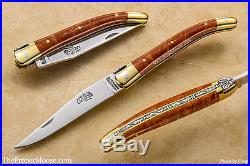 Authentic 9cm Forge de Laguiole Pocket Knife Briar Best Pocket Knife in the