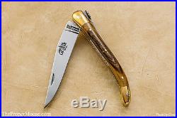 Authentic 9cm Forge de Laguiole Pocket Knife Pistachio Best Pocket Knife in