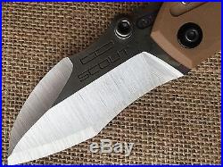 Authentic Dwaine Carrillo Airkat Knives Custom Knife SC250 M5 Scout No Reserve