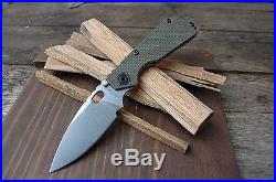 Authentic Strider Knives SNG Green G10 CPMS30V Stonewash Spear Point