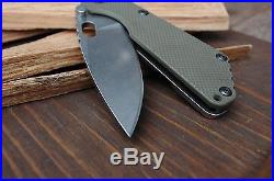 Authentic Strider Knives SNG Green G10 CPMS30V Stonewash Spear Point