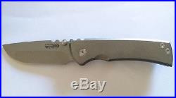 B005110LocalShipping Chaves Clone Folding Tactical Knife D2Blade Titanium Handle