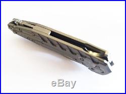 B005119 Clone Custom Marfione Sigil Folding Knife M390 Blade TC4 Titanium Handle