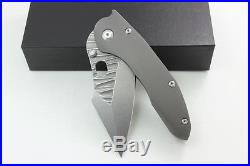 B005200 Samier Borka Blades Stitch Custom S35VN Blade TC4 Titanium Folding Knife