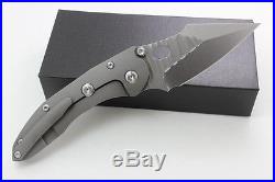 B005200 Samier Borka Blades Stitch Custom S35VN Blade TC4 Titanium Folding Knife