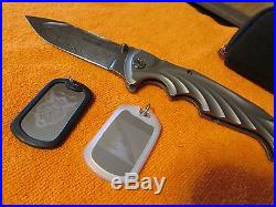 Brian Tighe Breaker Damascus Custom Folding Knife