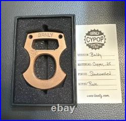 BRNLY Brand Copper Cypop Bottle Opener Stonewashed Copper Rose New