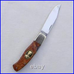 BROWNING Japan 1994 24K gold plated mod 152 lockback 1 of 5000, walnut case, COA