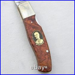 BROWNING Japan 1994 24K gold plated mod 152 lockback 1 of 5000, walnut case, COA