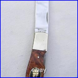 BROWNING Japan 1994 24K gold plated mod 152 lockback 1 of 5000, walnut case, COA