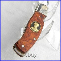 BROWNING Japan 1994 24K gold plated mod 152 lockback 1 of 5000, walnut case, COA