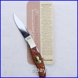 BROWNING Japan 1994 24K gold plated mod 152 lockback 1 of 5000, walnut case, COA