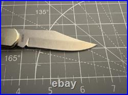 BUFFALO Navajo Handmade Wood/Silver/Turquoise/Onyx Handle 440 S. Steel 3 Blade