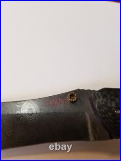 Beautiful Custom Doc Shiffer Folding Knife