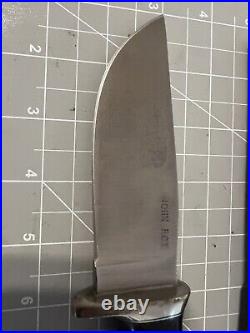 Beautiful John Roy Stag Custom Wide Blade Knife