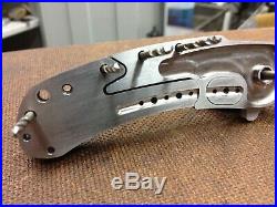 Begg Knives Custom Bodega PROTOTYPE 1st One Ever Built Satin Fluted CPM-154 USA