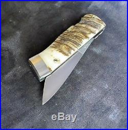 BenchMark Rolox Folding Knife withHorn, USA