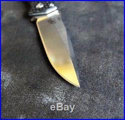 Benchmade 482 Megumi Nakamura Folding Knife withCarbon Fiber & Nak-Lok, USA
