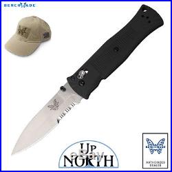 Benchmade 530S Pardue AXIS Knife 154cm Serrated Spear-Point Blade FREE HAT