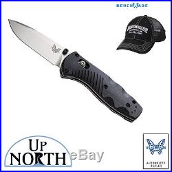 Benchmade 585 Mini Barrage Spring Assisted Knife with AXIS Lock and FREE HAT