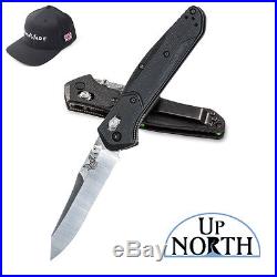 Benchmade 940-2 Osborne G10 Handle Knife S30V Plain Edge Blade FREE HAT