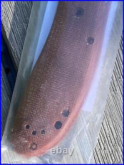 Benchmade Full Size Griptilian Brown Micarta Knife Scales Custom Nice New SALE