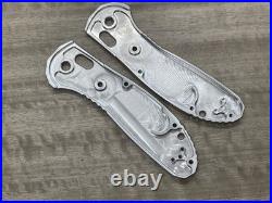 Benchmade Griptilian 550 Titanium Frag Stone Washed