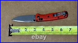 Benchmade Mini Bugout 533-04 Mesa Red Grivory Pocket Knife