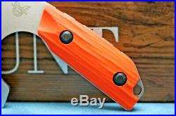 Benchmade Nestucca Cleaver 15100-1 Hunt Blue Class! Cpm-s30v Fixed Blade