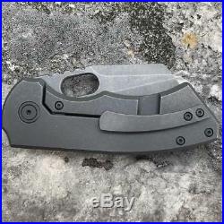 Berg Blades SLiM folding knife Titanium Stonewash Handle & Stonewash Steel Blade