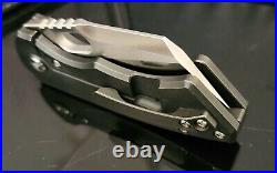 BergBlades Mini Slim Frame Lock Knife Black DLC Titanium (2.4 Satin) production