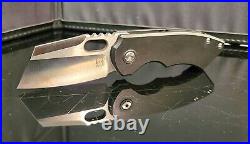 BergBlades Mini Slim Frame Lock Knife Black DLC Titanium (2.4 Satin) production