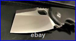 BergBlades Mini Slim Frame Lock Knife Black DLC Titanium (2.4 Satin) production