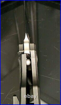 BergBlades Mini Slim Frame Lock Knife Black DLC Titanium (2.4 Satin) production