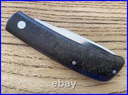 Birdvis Knives Lancaster Slipjoint Westinghouse Rag Micarta (2.75 Satin)