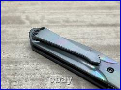 Black Rainbow flamed Zirconium Scales for Benchmade 940 Osborne