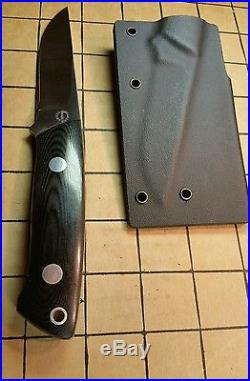 Bob Dozier Custom K-7 Slim Outdoorsman Knife with the original sheath