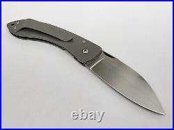 Bob Lum Custom Large Chinese Folder Titanium Handle Very Rare