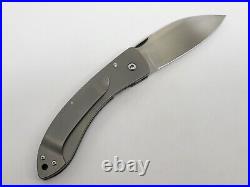 Bob Lum Custom Large Chinese Folder Titanium Handle Very Rare