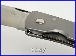 Bob Lum Custom Large Chinese Folder Titanium Handle Very Rare