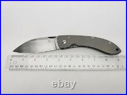 Bob Lum Custom Large Chinese Folder Titanium Handle Very Rare