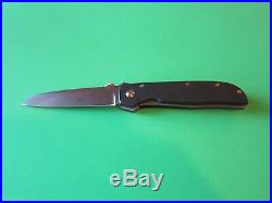 Bob Terzuola Custom TTF-3A Tactical Folder Knife not Used or Carried LOWER PRICE