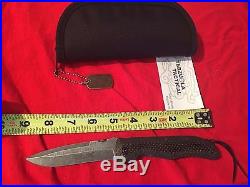 Bob Terzuola Knives American Made Steampunk-Spear Point Blade-Carbon Fiber Knife