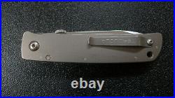 Bob Terzuola Model One Custom Made all Ti Linerlock Tactical Folding Knife